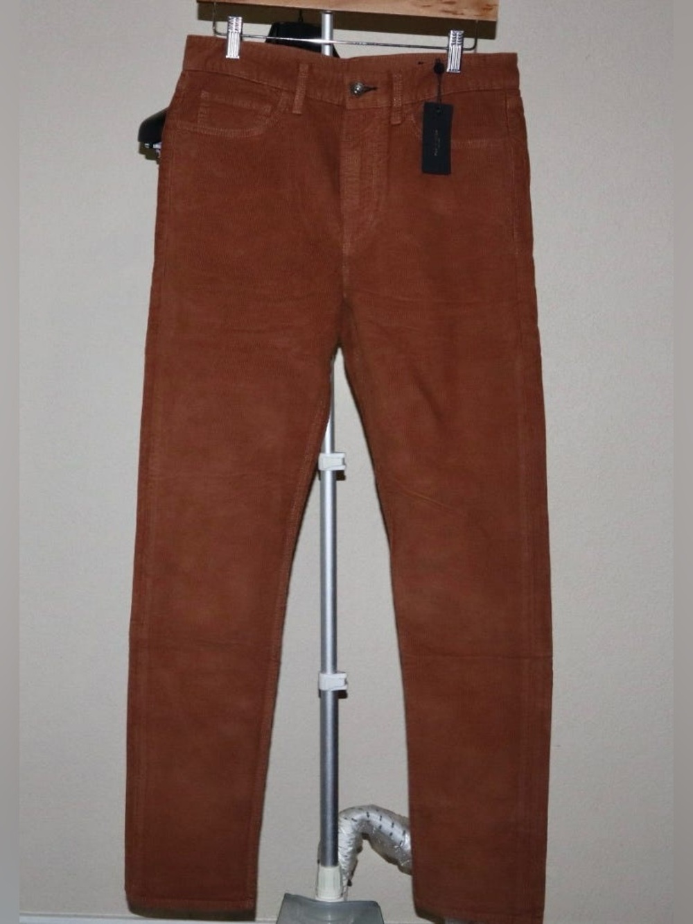 rag & bone Men's Corduroy Pants in Rust